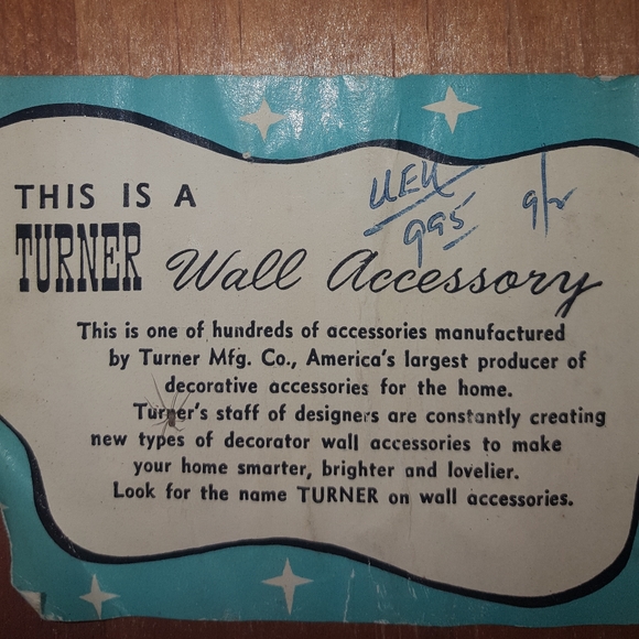 TURNER Wall Accessory "SMITHY 1677" - Picture 2 of 3